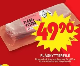 Nybergs Deli - FLÄSKYTTERFILÉ