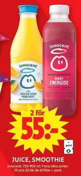 Innocent - JUICE, SMOOTHIE