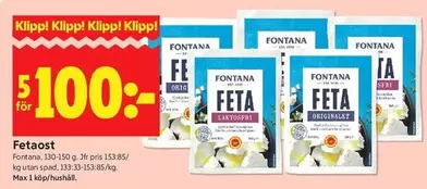 Fontana - Fetaost