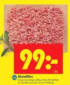 Blandfärs