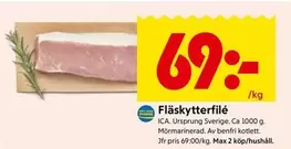 Fläskytterfilé