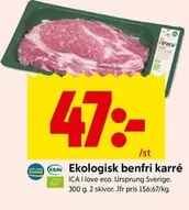 Ekologisk benfri karré