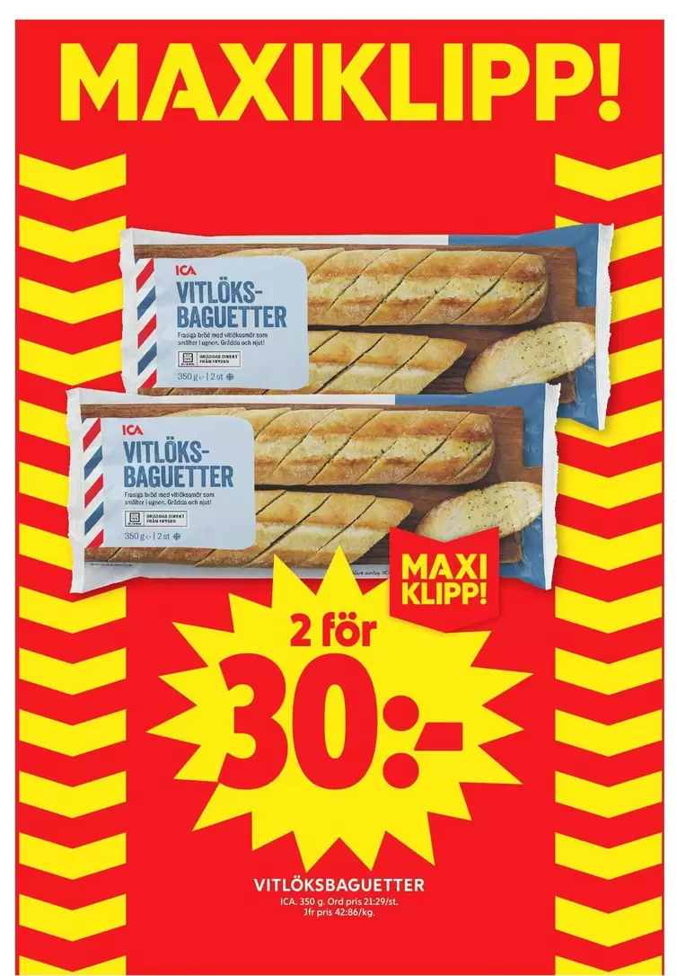 Dare - VITLÖKSBAGUETTER