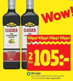 Zeta - Olio Extra Vergine Di Oliva Classico