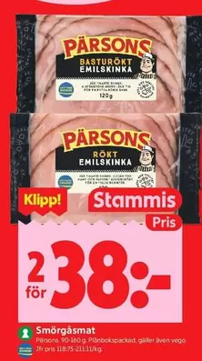 Pärsons - Smörgåsmat