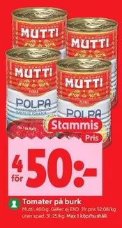 Mutti - Tomater på burk