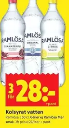 ramlösa - Kolsyrat vatten
