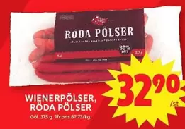 RÖDA PÖLSER WIENERPÖLSER