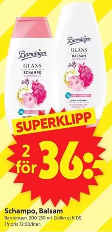Barnängen - Schampo, Balsam