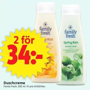 Family Fresh - Duschcreme