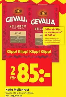 gevalia - Kaffe Mellanrost