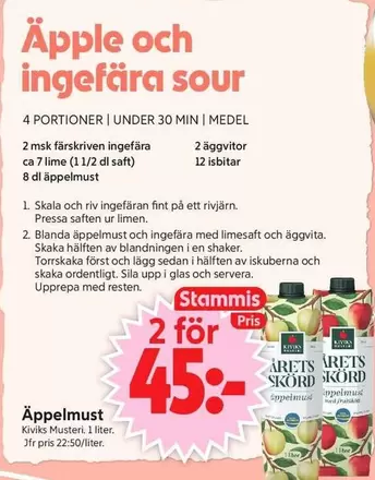 Kiviks - Äpple och ingefära sour