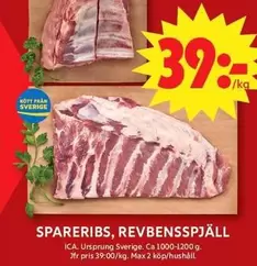 Spareribs, revbensspjäll
