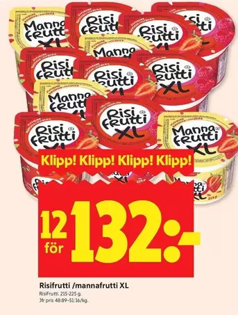 Risifrutti -  /mannaf Rutti XL
