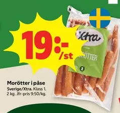 Morötter i påse