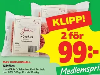 Nötfärs
