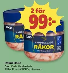 Coop - Handskalade Räkor