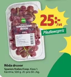 Coop - Röda druvor