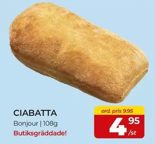Bonjour - CIABATTA