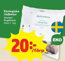 Änglamark - Ekologiska rödbeta