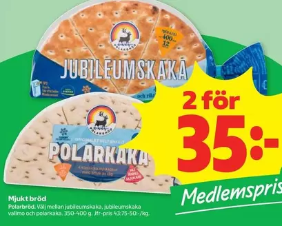 Polarbröd - Jubileumskaka & Polarkaka