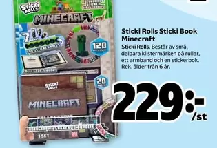 Sticki Rolls Sticki Book Minecraft