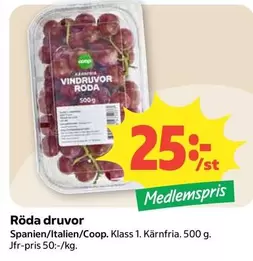 Coop - Röda druvor