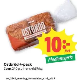 Coop - Ostbröd 4-pack