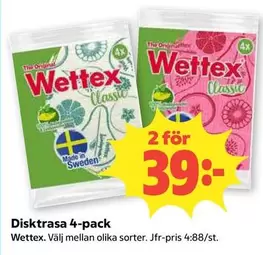 Wettex - Diskttra 4-pack