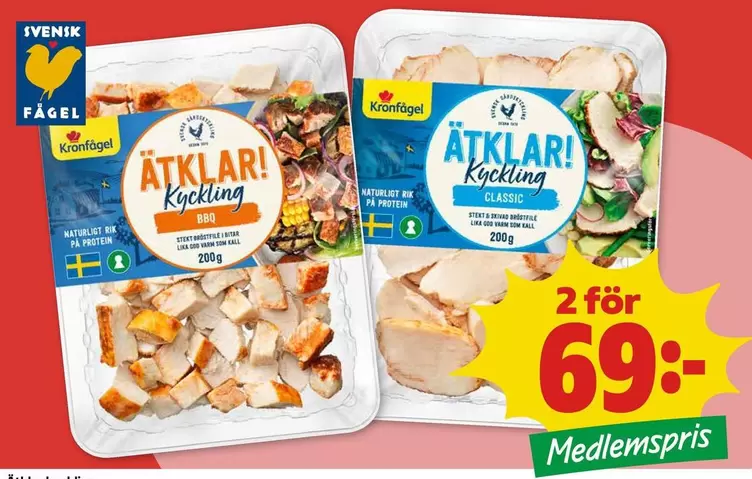 Kronfågel - Äktar! Kyckling