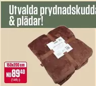 prydnadskuddar & plädar