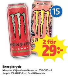 Monster - Energi-dryck