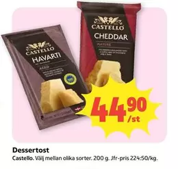 Castello - Dessertost