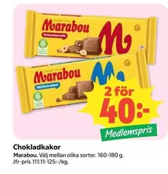 marabou - Chokladkakor