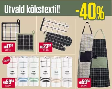 Utsvalgt kökstextil!