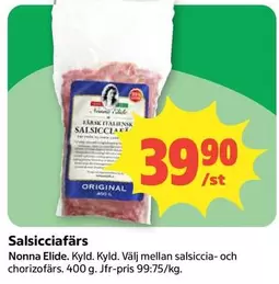 Salsicciafärs