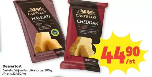 Castello - Dessertost