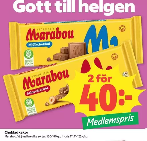 marabou - Chokladkakor