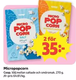 Coop - Micropopcorn