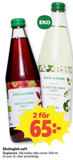 Änglamark - Ekologisk saft