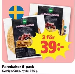 Coop - Pannkakor 6-pack