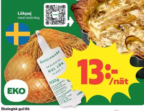 Änglamark - Ekologisk gul lök