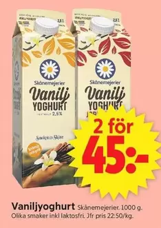 Skånemejerier - Vaniljyoghurt