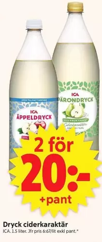 Äppeldryck & Päron-dryck