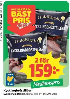 Guldfågeln - Kycklingbröstfiléer