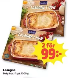 Lasagne i ugn