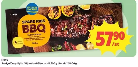 Coop - SPARE RIBS BBQ