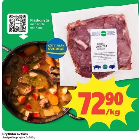 Coop - Grytbitar av fläsk