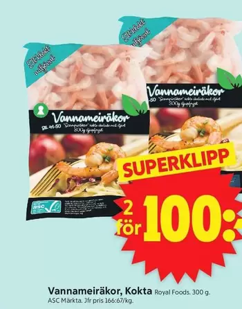 Vannameirakor, Kokta