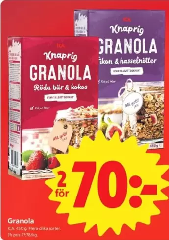 Knaprig Granola
